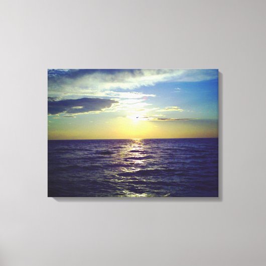 Fantasy Sunset 1 op Canvas Afdruk (Voorkant)