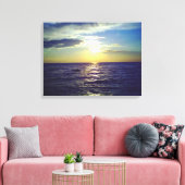 Fantasy Sunset 1 op Canvas Afdruk (Insitu (Woonkamer))