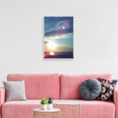 Fantasy Sunset 4 op Canvas Afdruk (Insitu (Woonkamer))