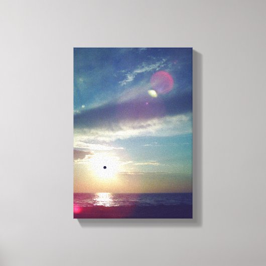 Fantasy Sunset 4 op Canvas Afdruk (Voorkant)