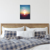 Fantasy Sunset 5 Canvas Afdruk (Insitu (Slaapkamer))