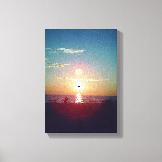 Fantasy Sunset 5 Canvas Afdruk (Voorkant)