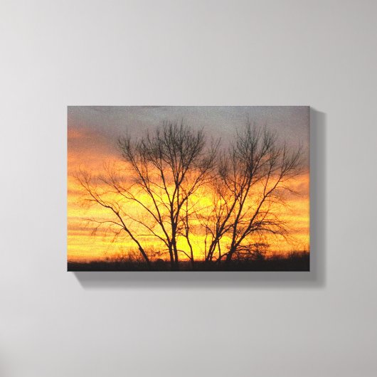 Fantasy Sunset 6 Canvas Afdruk (Voorkant)