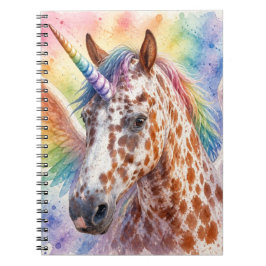 Fantasy Surreal Appaloosa Eenhoorn Pegasus Notitieboek