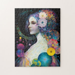 Fantasy Surreal Cosmic Woman Goddess Legpuzzel
