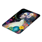 Fantasy Surreal Cosmic Woman Goddess Magneet (Linkerzijde)