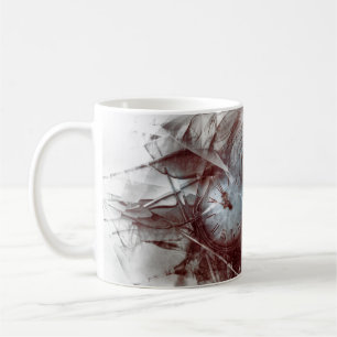 Fantasy surreal eye-klok koffiemok