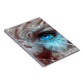 Fantasy surreal eye-klok notitieboek (Rechterzijde)