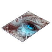 Fantasy surreal eye-klok notitieboek (Linkerzijde)