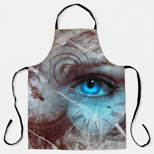 Fantasy surreal eye-klok schort (Voorkant)