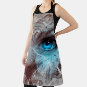 Fantasy surreal eye-klok schort (Insitu)
