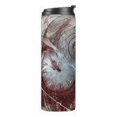 Fantasy surreal eye-klok thermosbeker (Gedraaid links)