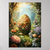 Fantasy Surreal Magic Egg Easter Poster (Voorkant)