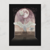 Fantasy Swan Briefkaart Art (Voorkant)