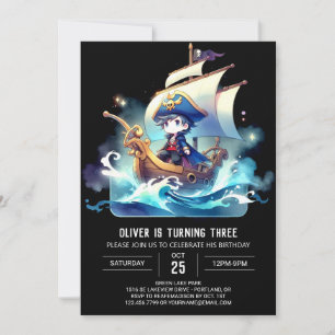 Fantasy Sweet Pirate Verjaardag Kaart