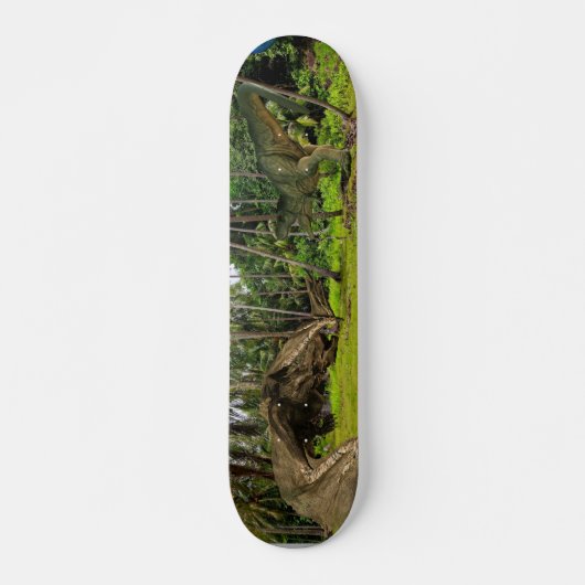 Fantasy T-Rex Tyrannosaurus Dragon gevecht Persoonlijk Skateboard (Voorkant)