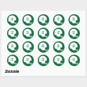 Fantasy Team Football helm Ronde Sticker (Vel)