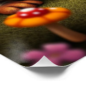 Fantasy Teckel Puppy Art Perfect Poster (Hoek)