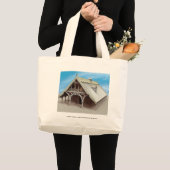 Fantasy Tempel Grote Tote Bag (Voorkant (product))