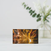 Fantasy-template voor visitekaartjes (Staand voorkant)