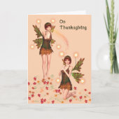 Fantasy Thanksgiving Kaart (Voorkant)