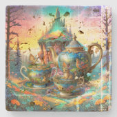 Fantasy theeset stenen Onderzetter (Voorkant)