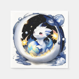 Fantasy-thema Dragon Baby shower Servet