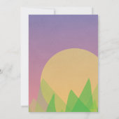 Fantasy Thema Dragon Sleepover Campout Kaart (Achterkant)