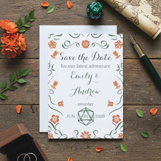 Fantasy Themed Save the date