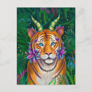 Fantasy Tiger Briefkaart
