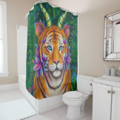 Fantasy Tiger Douchegordijn (In situ)