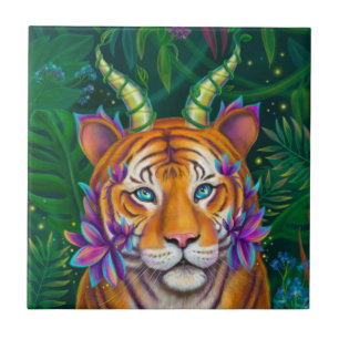 Fantasy Tiger Tegeltje