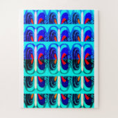 Fantasy tijd lagen abstracte kunst legpuzzel (Verticaal)
