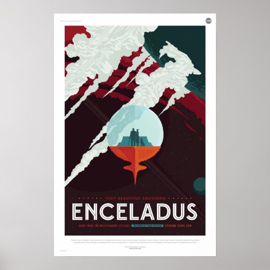 Fantasy Tour of Enceladus Poster (Voorkant)
