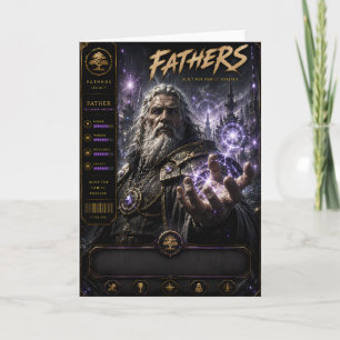 Fantasy Tovenaar Vader Kaart