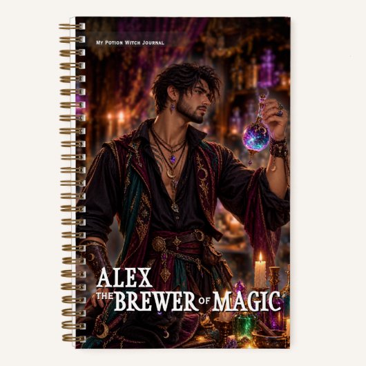 Fantasy Toverdrank Heks Notitieboek (Voorkant)