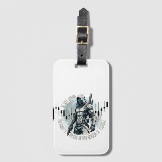 Fantasy trade design | Cyberpunk | Self growth Bagagelabel (Voorkant (verticaal))