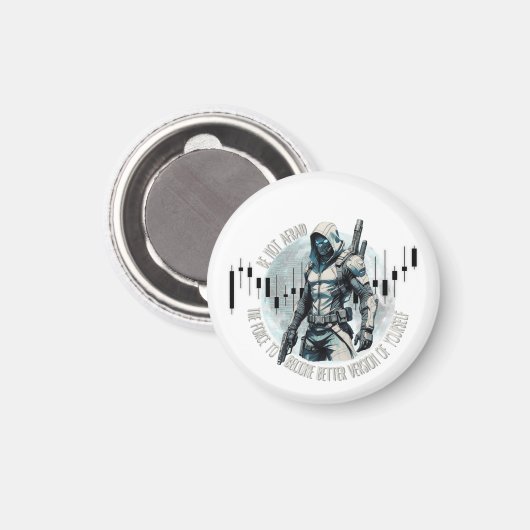 Fantasy trade design | Cyberpunk | Self growth Magneet (Voorkant / Achterkant)