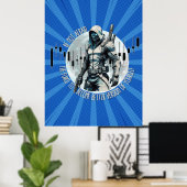 Fantasy trade design | Cyberpunk | Self growth Poster (Thuiskantoor)