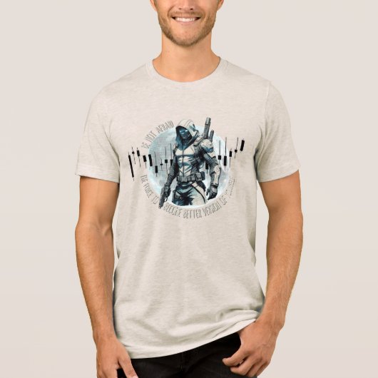 Fantasy trade design | Cyberpunk | Self growth Tri-Blend Shirt (Voorkant)