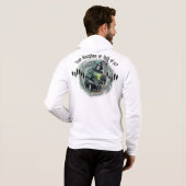 Fantasy trade design | Grim Reaper | motivation Hoodie (Achterkant volledig)