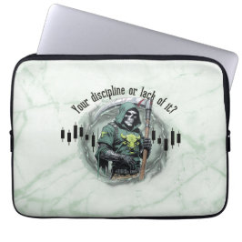  Fantasy trade design | Grim Reaper |  motivation Laptop Sleeve