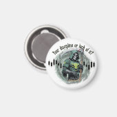 Fantasy trade design | Grim Reaper | motivation Magneet (Voorkant / Achterkant)