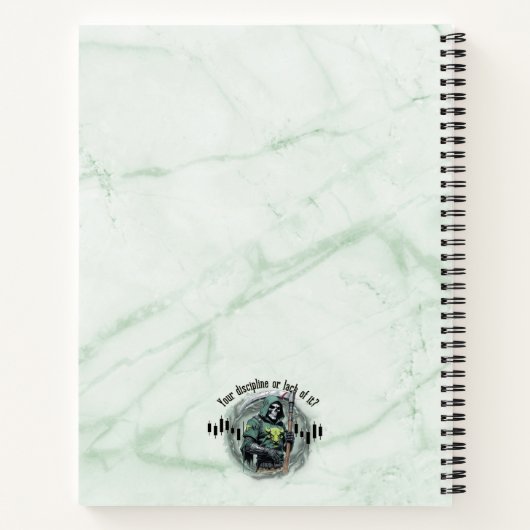  Fantasy trade design | Grim Reaper |  motivation Notitieboek (Achterkant)