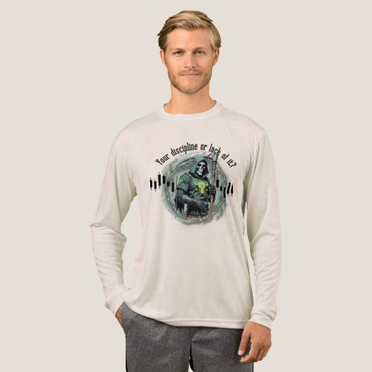 Fantasy trade design | Grim Reaper | motivation Tri-Blend Shirt (Voorkant)