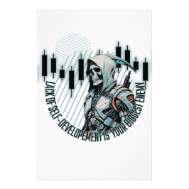 Fantasy Trade ontwerp | Motivatie | Grootste Vijan Foto Afdruk