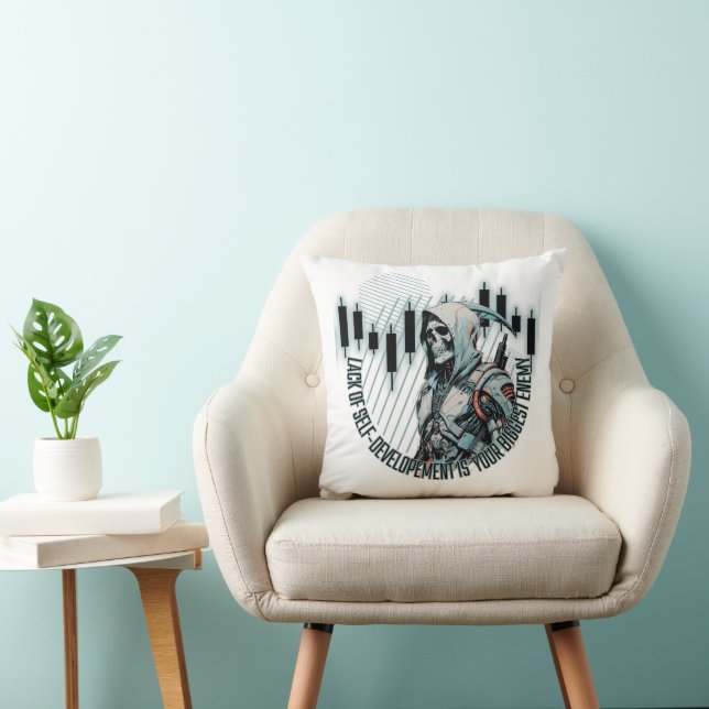 Fantasy Trade-ontwerp | motivatie | Grootste vijan Kussen (Stoel)