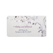 Fantasy Tree adreslabel Etiket (Voorkant)