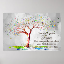 *~* Fantasy Tree AP81 Etherische Bokeh citaat Poster