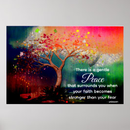 *~* Fantasy Tree AP81 Etherische Glitter Quote Poster